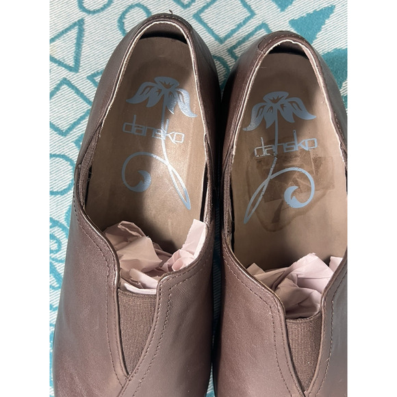 Dansko Brown Leather Mules - Picture 8 of 10